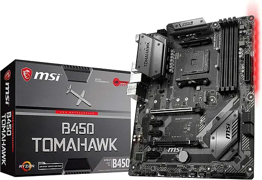 Материнская плата MSI B450 Tomahawk (B450 Tomahawk) (Socket AM4, AMD B450, ATX) Б/у - фото 6