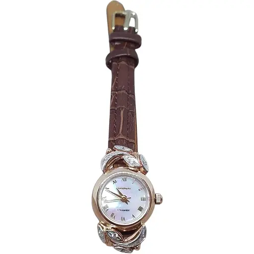 Золотые часы Golden Time кварцевые. Ч34