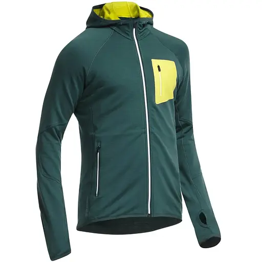 Кофта Icebreaker Atom LS Zip Hood Men S Зелена (1052-101 456 402 S)