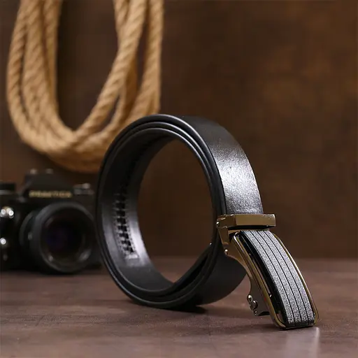 Ремінь шкіряний Vintage чоловічий 3,5х118 см acs0022777 - фото 7