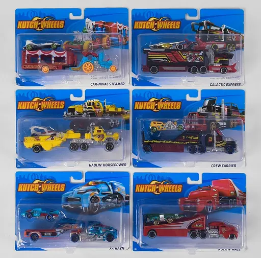 Трейлер с машинкой T-G 868-1, металлопластик, на блистере (6981666650546) Микс - фото 1