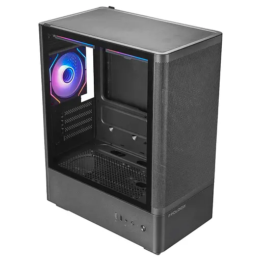 Корпус Prologix Lumi GM-01MAB Mesh Black - фото 3