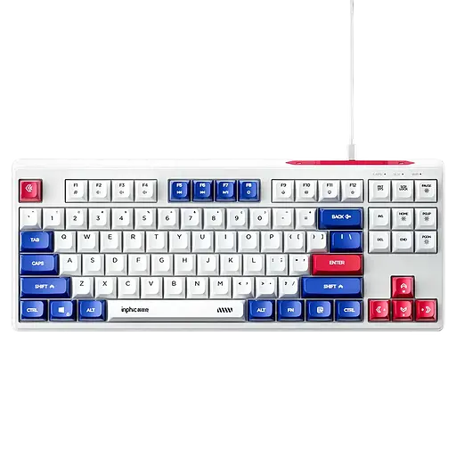 Клавіатура INPHIC K9 ENG White Blue