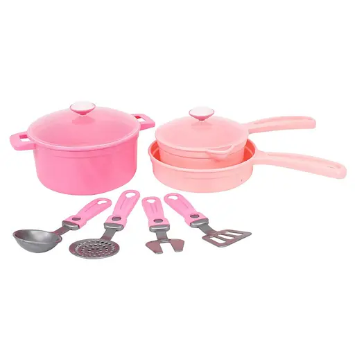 Дитяча іграшка "Набір посуду рожевий" ТехноК 0075TXK 9 предметів - фото 2