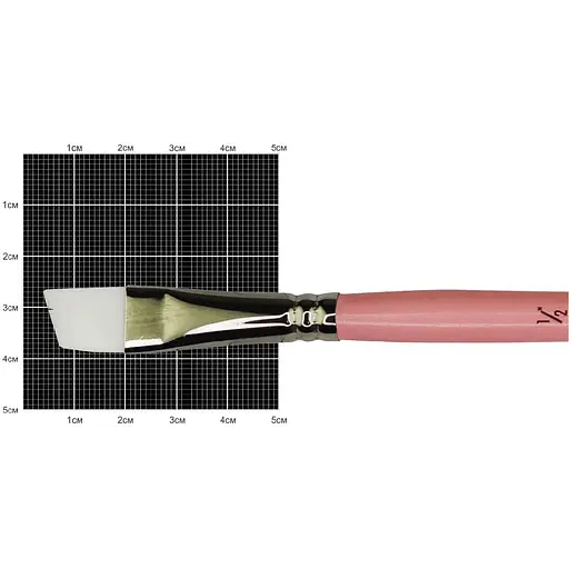 Пензель синтетика кутова Flamingo 1023A № 1/2 Kolos