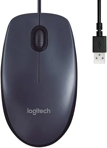 Мишка Logitech B100 HC дротова юсб - фото 5