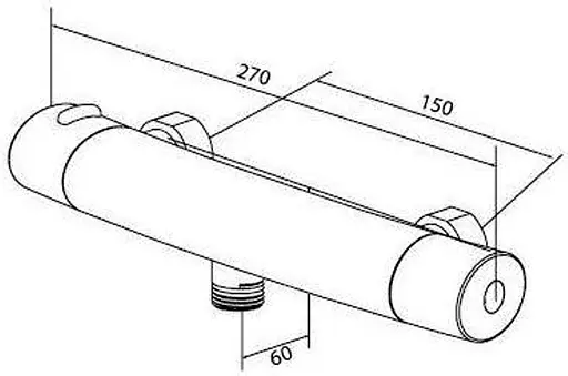 Термостат для душу AM.PM Sense F7540000 Хром - фото 2