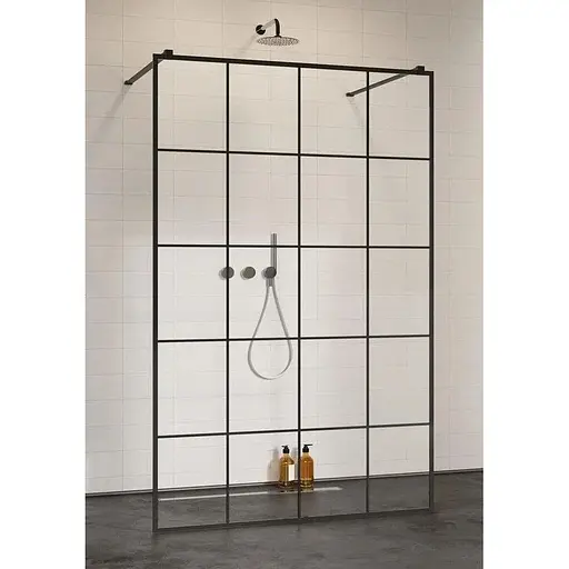 Душова перегородка Radaway Modo X Black I Factory 130 см 388334-54-57 - фото 1