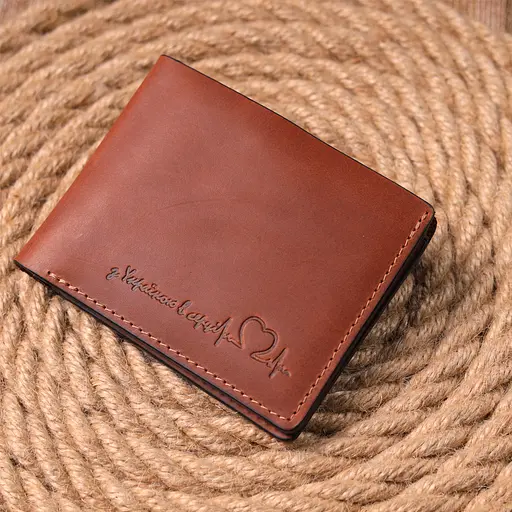 Мужской кожаный кошелек Grande Pelle 11.5х9х1 см acs0023996 - фото 6