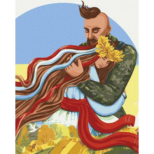 Картина за номерами "Не бійся, ти під захистом" ©Loonhart Ideyka KHO2598 40х50 см