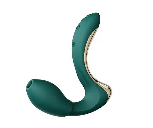 Вібратор Zalo Talis G-Spot PulseWave 14.4 см зелений - фото 2