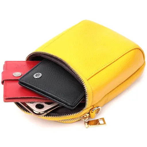 Сумка для женщин Vintage из мягкой натуральной кожи 13.5х18х6 см sum0028992 - фото 6