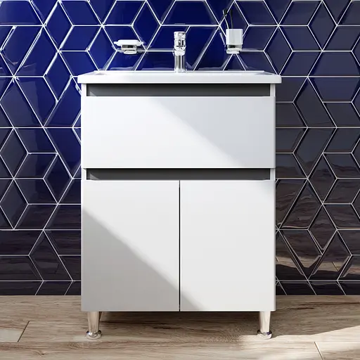 Тумба напольная AM.PM X-Joy 65 см с умывальником (M85-FSX0653-WC0653WG38) - фото 2