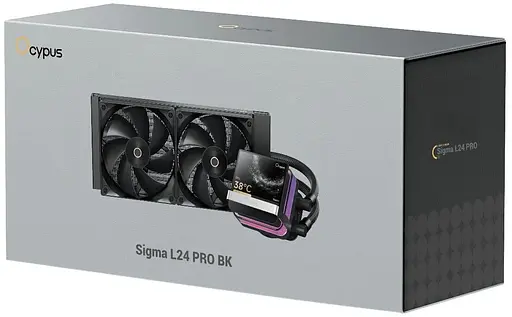 СВО Ocypus Sigma L24 PRO 240мм Black (SIGMA-L24-BK2ANWL00P-GL) - фото 14