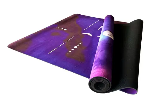 Коврик для йоги EasyFit BlueMoon 3 мм фиолетовый (EF-1926-1) - фото 3