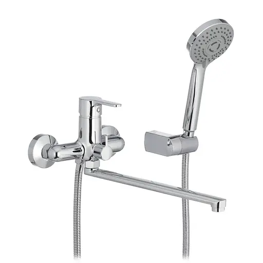 Змішувач для ванни Ibergrif Square M13122 IB0029, Хром - фото 1