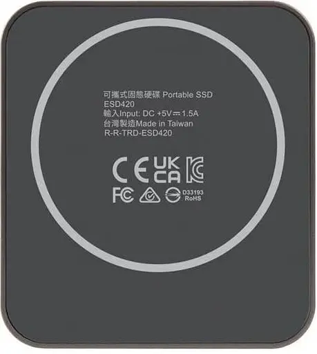 Накопитель SSD Transcend SSD 2TB External SSD 3D NAND TLC Iron Gray (TS2TESD420C) - фото 2
