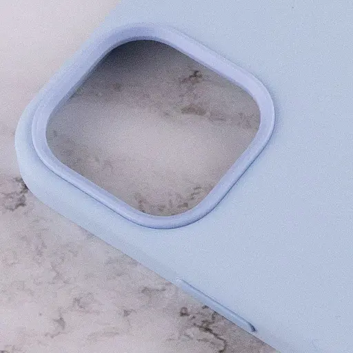 Чохол Silicone case AAA with Magsafe and Animation для Apple iPhone 12 Pro Max 6.7 Блакитний/Cloud Blue - фото 6