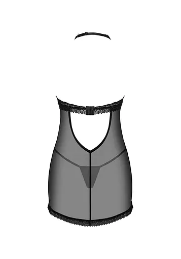 Комплект белья Obsessive Medilla XL/2XL черный - фото 6