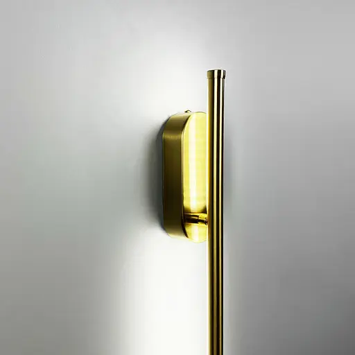 Сучасне лінійне бра в латунному корпусі 60 см Арт. WB 26/600 AB Line F - фото 2