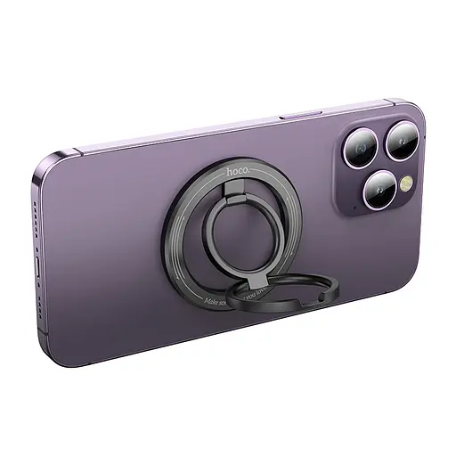 Магнітний тримач для телефону Hoco GH2 Clever Black - фото 4