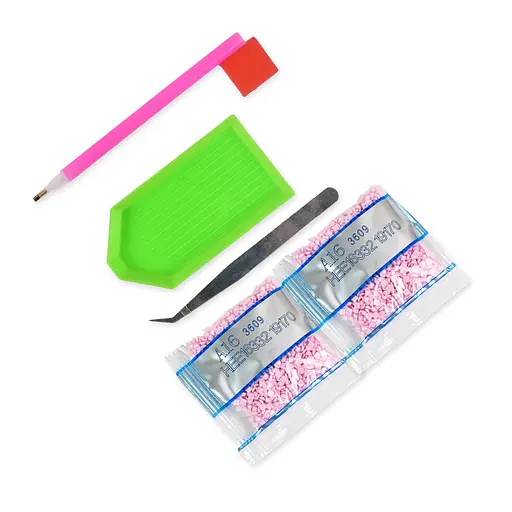 Алмазна мозаїка Strateg ПРЕМІУМ Гноми любові розміром 30х30 см (HEE13837) - фото 3