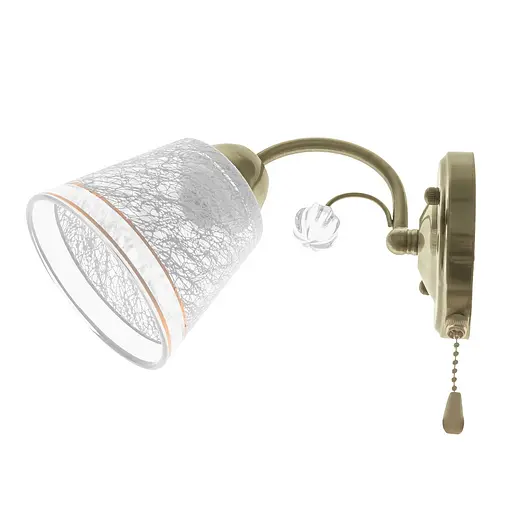 Бра Brille LK-637W/1 E27 AB настінне накладне класичне - фото 3