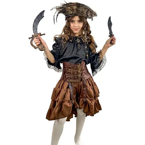 Костюм Пиратка Steampunk детский - фото 1