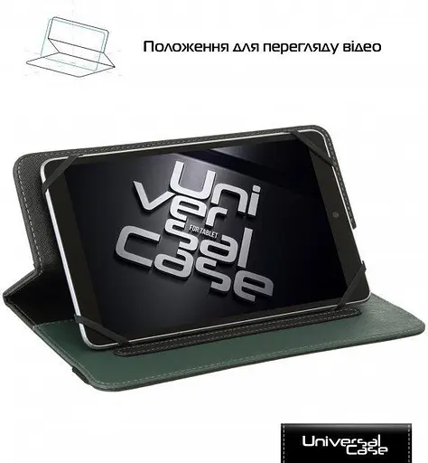 Чохол-книжка ArmorStandart Elastic Band 8" (ARM59081) Black [72871] - фото 3