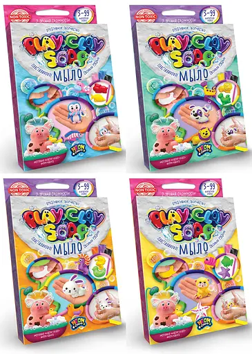 Набір творчості Пластилінове мило Play Clay Soap малий, рос, Danko Toys - фото 5