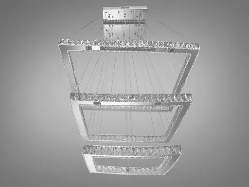 Високотехнологічна, захоплююча кришталева світлодіодна люстра-підвіс - фото 4