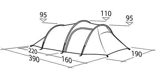 Намет тримісний Robens Sage 3 Pro (130401) - фото 5