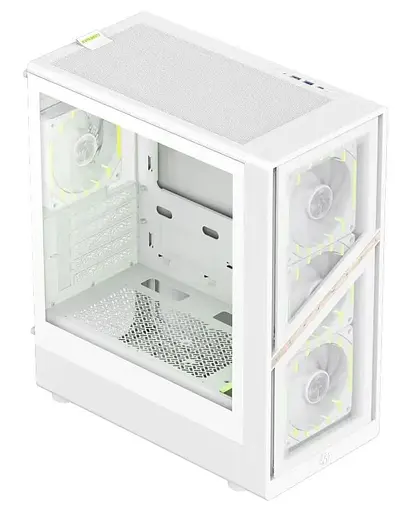 Корпус GameMax Aeris 330 G Tempered Glass без БЖ White (AERIS 330 GW) - фото 4