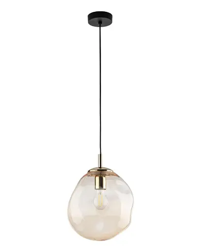 Підвісний світильник, люстра TK Lighting 10083 Sol E27 1x15W IP20 бурштиновий - фото 1