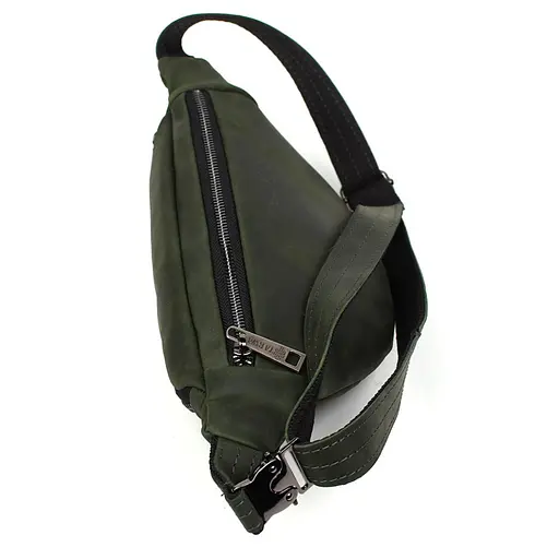 Жіноча шкіряна сумка-бананка Tarwa 31х14х6 см sum0026366 - фото 6