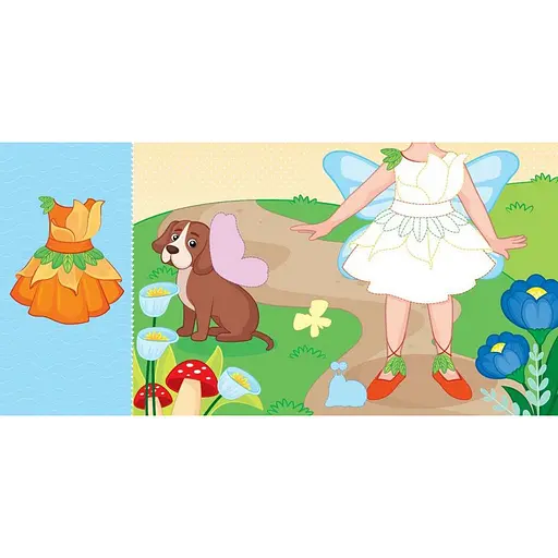 Детская книга с наклейками Одень куклу «Модница Алиса на карнавале» 615010 - фото 3