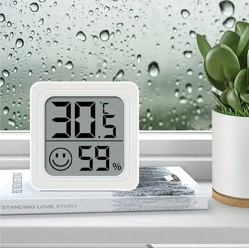 Міні РК-цифровий термометр і гігрометр — портативний вимірювач температури та вологості для дому та вулиці - фото 16