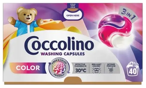Капсулы для стирки Coccolino Care Color 40шт. - фото 1
