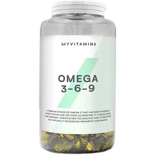 Жирные кислоты MyProtein Omega 3-6-9, 120 капсул