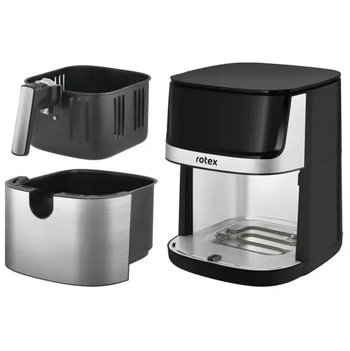 Мультипіч-фрітюрниця Rotex ROM770-XL UP&DownFry 7.5л антипригарне покриття 8 програм 2000 Вт Чорний - фото 7