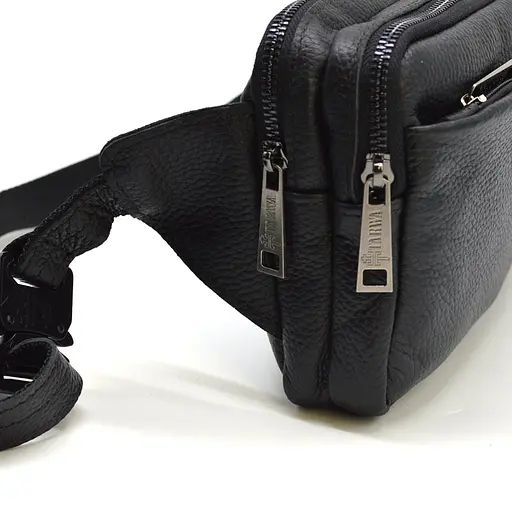 Чоловіча шкіряна сумка на пояс TARWA 25х15х4 см sum0026654 - фото 7