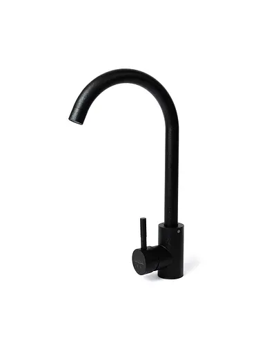 Смеситель для кухни Adamant SA-01 чёрный металлик, Черный - фото 1