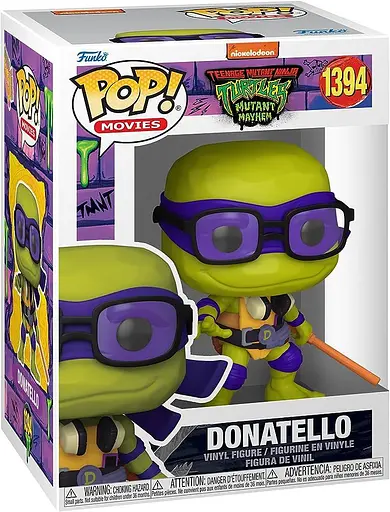 Фигурка Funko Pop Фанко Поп Черепашек-ниндзя TMNT Донателло Donatello 10см FP TMNT D 1394 - фото 2