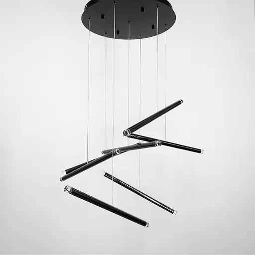 Каскадный светильник A-TUBE NANO в черном корпусе Line.F MJ 150 BK - фото 7