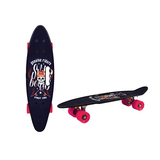 Пенни борд 24" Bambi SC20514 PU колеса, с ручкой Розовый