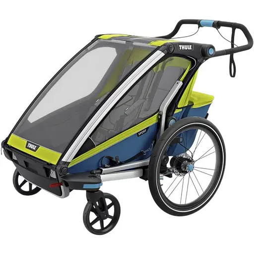 Дитяча коляска Thule Chariot Sport Double (Chartreuse-Mykonos) (TH 10201004)