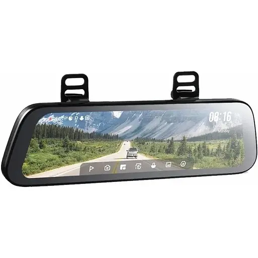 Відеореєстратор Xiaomi 70mai Rearview Dash Cam S500, 9.35" сенсорний задня камера чорний
