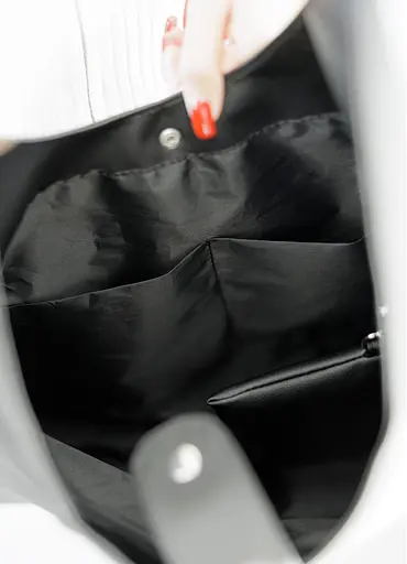 Женская сумка Sambag HOBO M черный 35 х 40 х 8 см (53200001) - фото 7