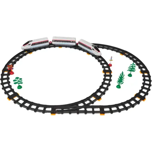 Игровой набор Lixin Железная дорога с поездом 40 элементов (2934A-11) - фото 1