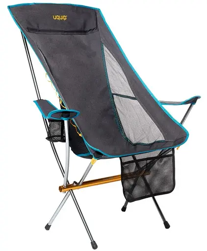 Крісло розкладне Uquip Infinity Lounger Grey (244047) (DAS303225) - фото 1